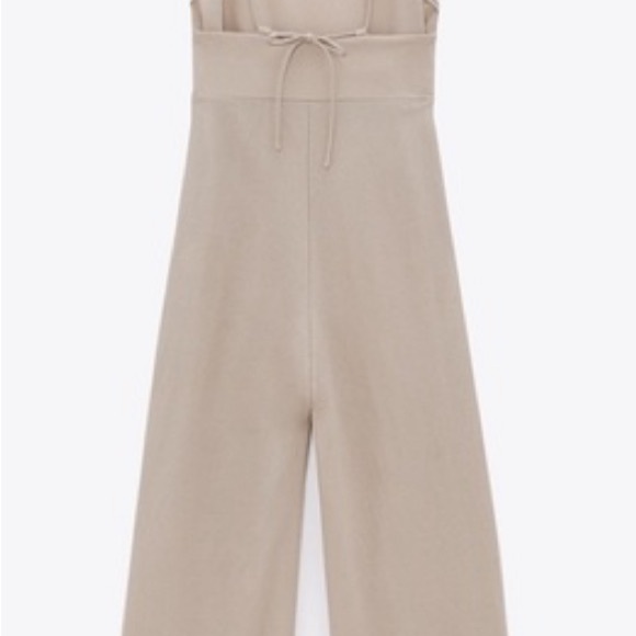Zara Jumpsuit with side zip NWOT SZ L - Picture 5 of 7